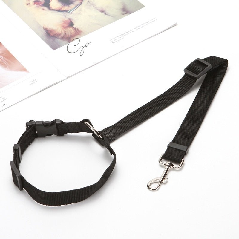 2 In 1 Double Dog Leash + Car Seat Belt, Dual-Use Pet Walking Leash And Safety Seat Belt 360 Rotation Adjustable Lead Belt